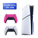 پلی استیشن 5 اسلیم ( PS5 Slim ) دیسک خور ریجن اروپا CFI-2116 + دسته صورتی