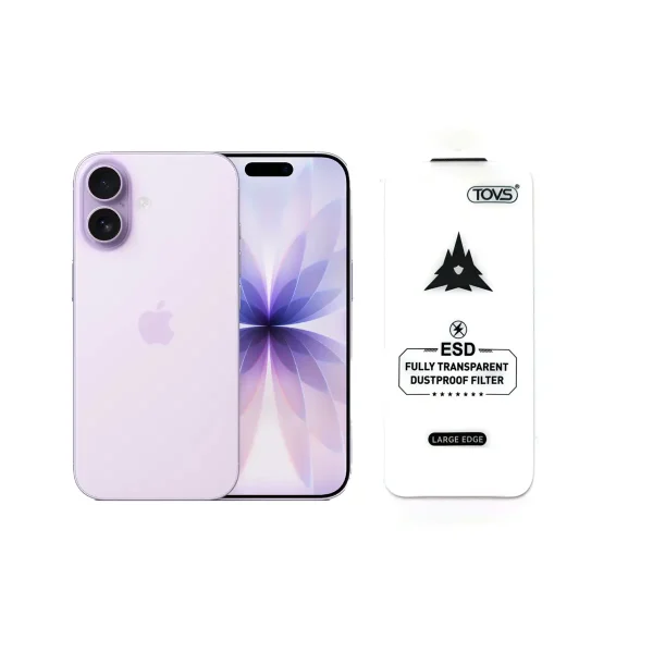 گوشی موبایل اپل مدل iPhone 17 حافظه 256 گیگابایت و رم 8 (CH/A – Not Active) +گلس full transparent سری آنتی استاتیک اورجینال