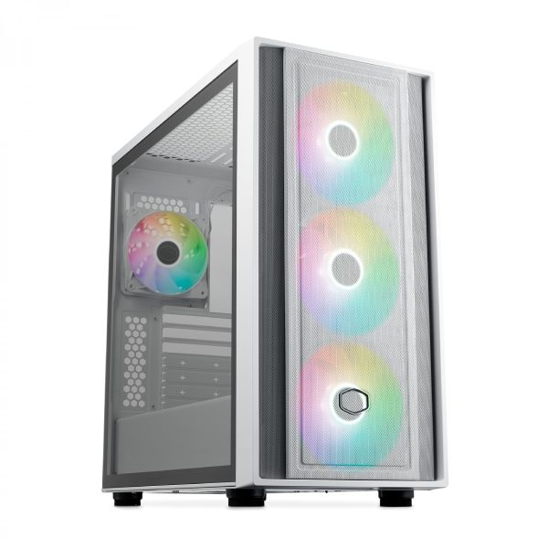 کیس گیم کولر مستر مدل Masterbox 600 White