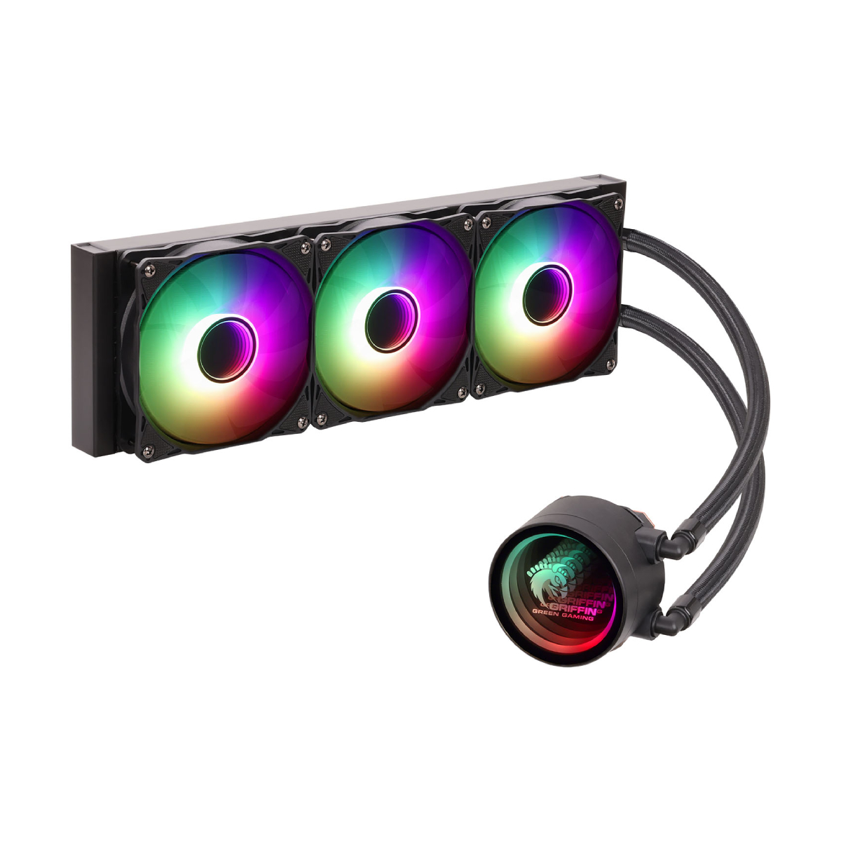 33-24-6-8 فن CPU گرین مدل GLACIER 360 ECO-ARGB - تصویر 1