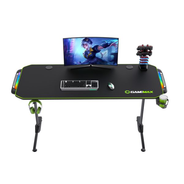 میز گیمینگ گیم مکس مدل D140 Carbon RGB