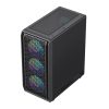 کیس گیمینگ گیم دیاس مدل Forge AB Black - تصویر 4