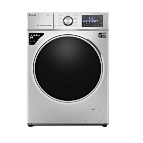 ماشین لباسشویی 10.5 کیلویی جی پلاس مدل GWM-PD107