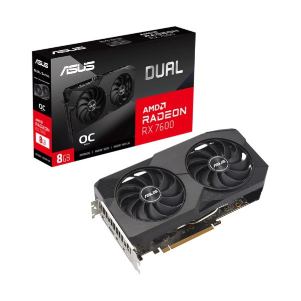 کارت گرافیک ASUS Dual Radeon RX 7600 OC Edition 8GB GDDR6