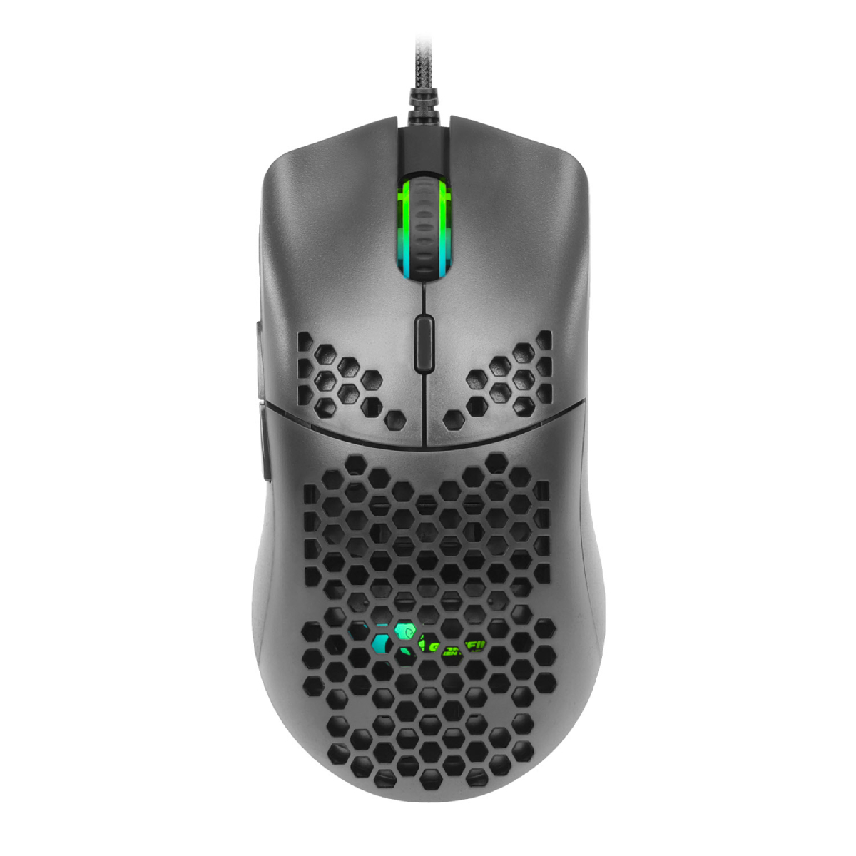 33-33-4-2 ماوس باسیم گیمینگ گرین مدل GM606-RGB - تصویر 1