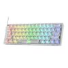 کیبورد باسیم گیمینگ ردراگون مدل K617CT White RGB