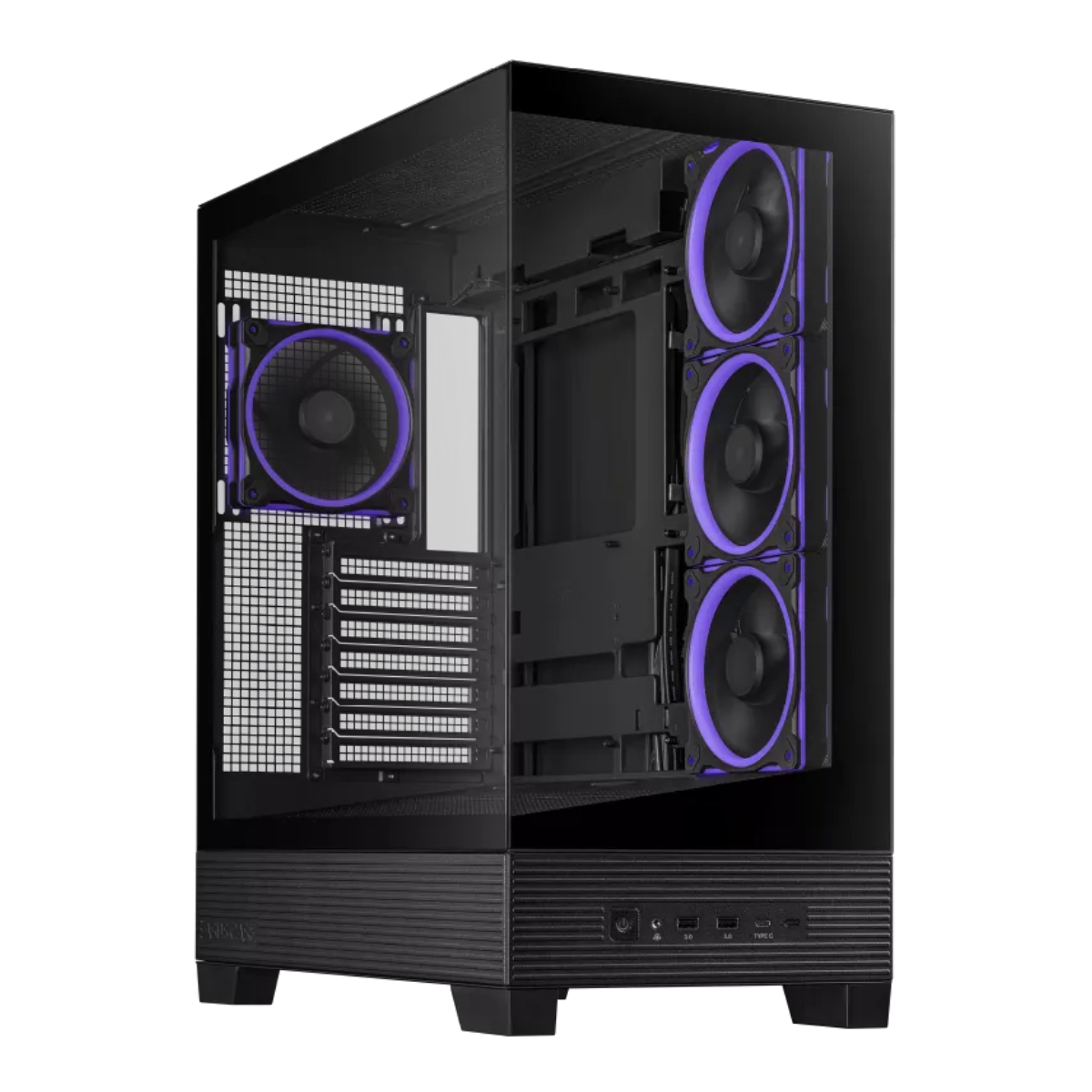 33-4-28-1 کیس گیم ایسوس مدل A31 Plus TG ARGB Black - تصویر 1