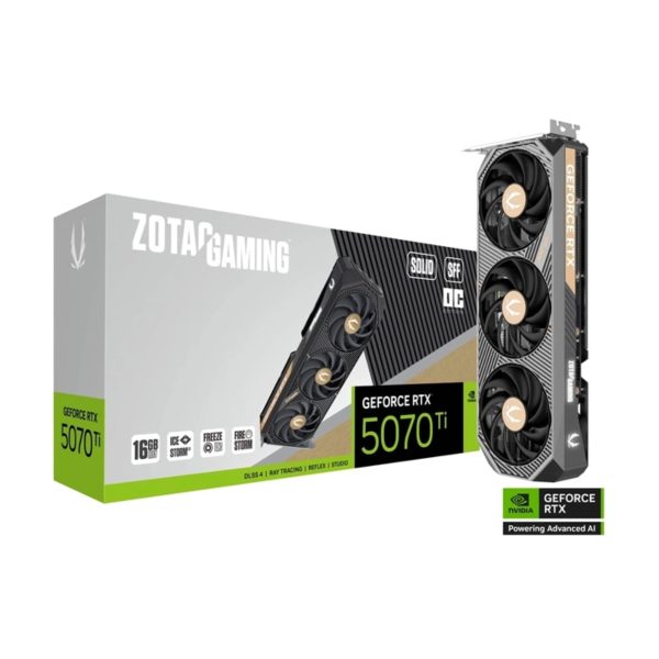 کارت گرافیک مدل ZOTAC GeForce RTX 5070 Ti SOLID SFF OC 16GB