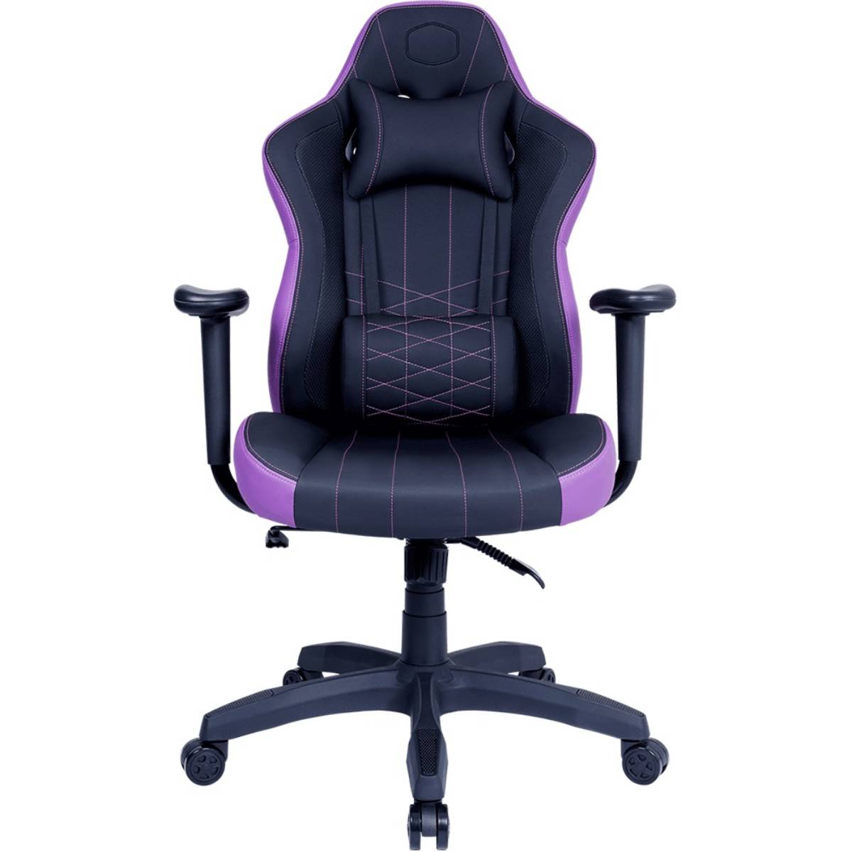 33-4-54-1 صندلی گیمینگ کولرمستر مدل GCE1 PURPLE BLACK - تصویر 1