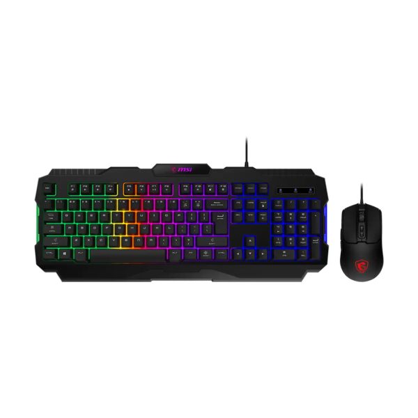 کیبورد و ماوس باسیم گیمینگ ام اس آی مدل FORGE GK100 COMBO
