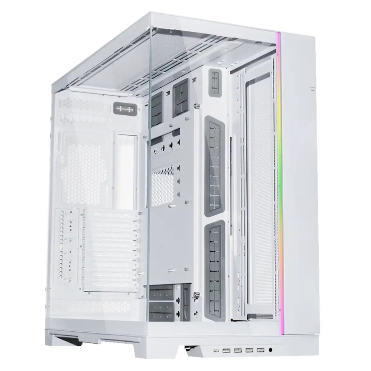 33-40-6-1 کیس گیمینگ لیان لی مدل O11 DYNAMIC EVO XL white - تصویر 1
