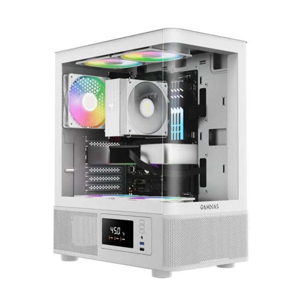 کیس گیمینگ گیم دیاس مدل ATLAS E2 CG WH