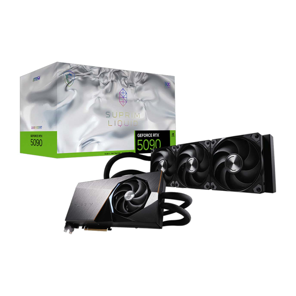 33-57-5 کارت گرافیک مدل MSI GeForce RTX 5090 SUPRIM LIQUID SOC 32GB - تصویر 1