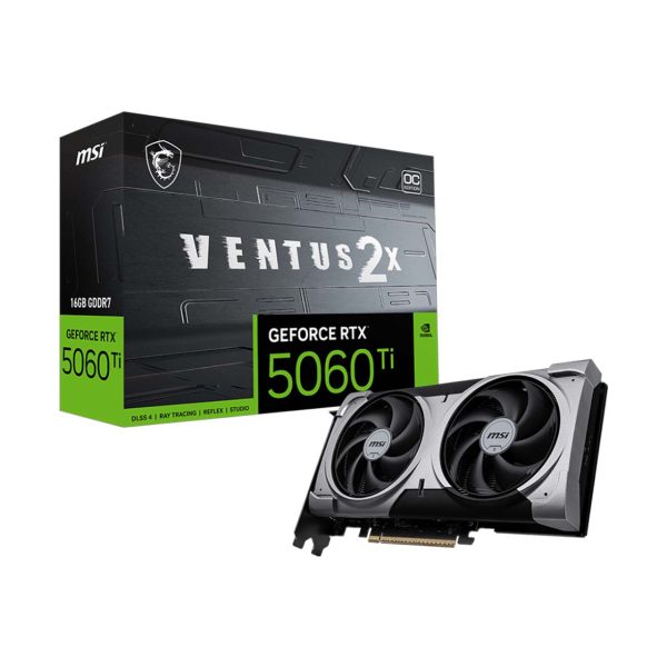 کارت گرافیک مدل MSI GeForce RTX 5060 Ti VENTUS 2X OC PLUS 16GB