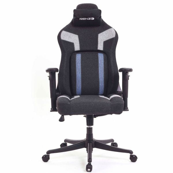 صندلی گیمینگ رنزو مدل Renzo Dynamic FABRIC Blue