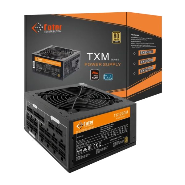 پاور فاطر 1250 وات مدل TX1250M 80Plus Gold