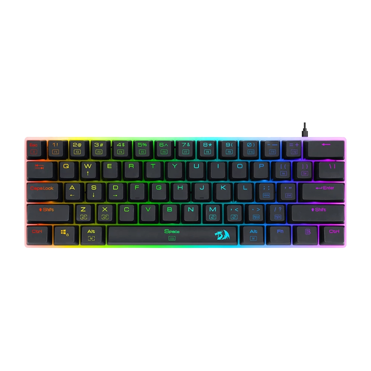 33-7-106-1 کیبورد باسیم گیمینگ ردراگون مدل Alien K605 - تصویر 1