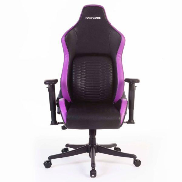 صندلی گیمینگ رنزو مدل Renzo Royal Electric Purple