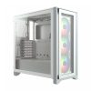 کیس گیم کورسیر مدل 4000X RGB TG White