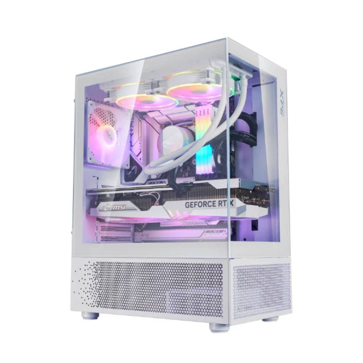 33-8-38-1 کیس گیم ای دیتا ایکس پی جی مدل Invader X Mini White - تصویر 1
