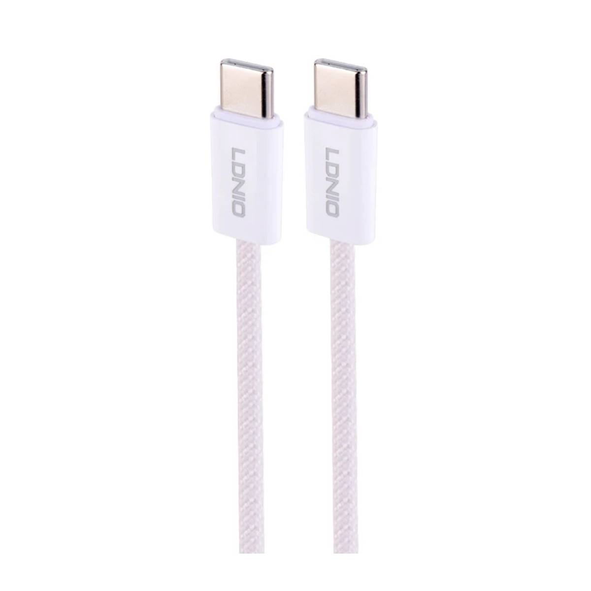 33-8-66-1 کابل تبدیل USB-C به USB-C الدینیو مدل LC901C 20CM - تصویر 1