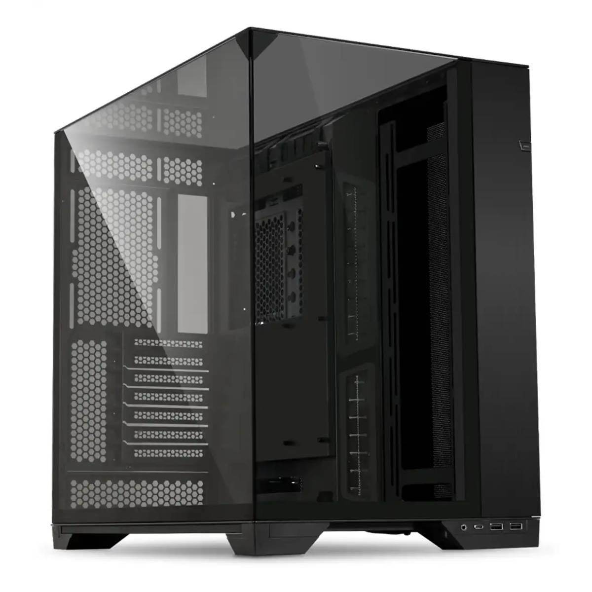 33-8-76-1 کیس گیمینگ لیان لی مدل O11 VISION Black - تصویر 1