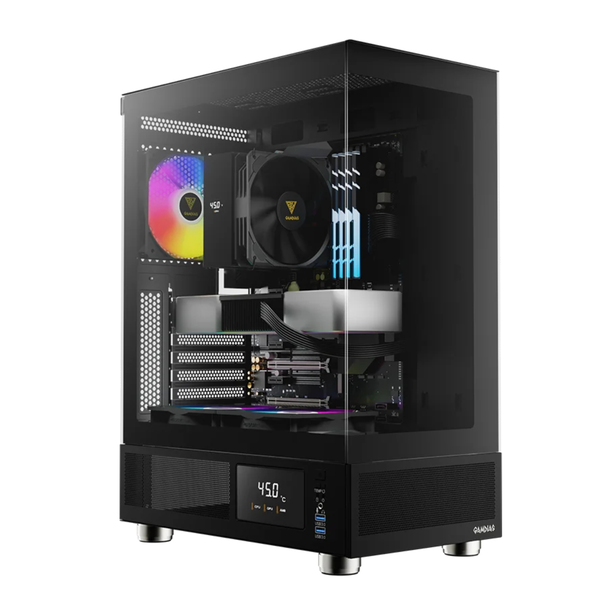 33-8-88-1 کیس گیمینگ گیم دیاس مدل ATLAS E1 - تصویر 1