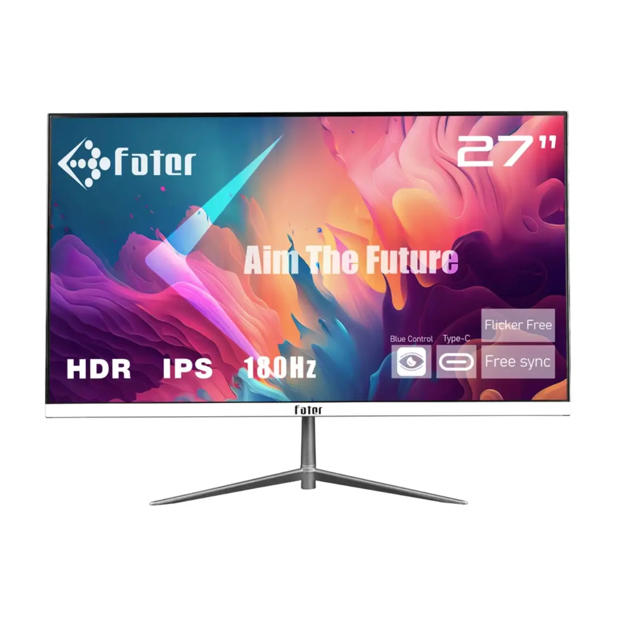33-80 مانیتور گیمینگ فاطر 27 اینچ مدل F27-180 B1-W1 - تصویر 1