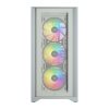 کیس گیم کورسیر مدل 4000X RGB TG White - تصویر 2