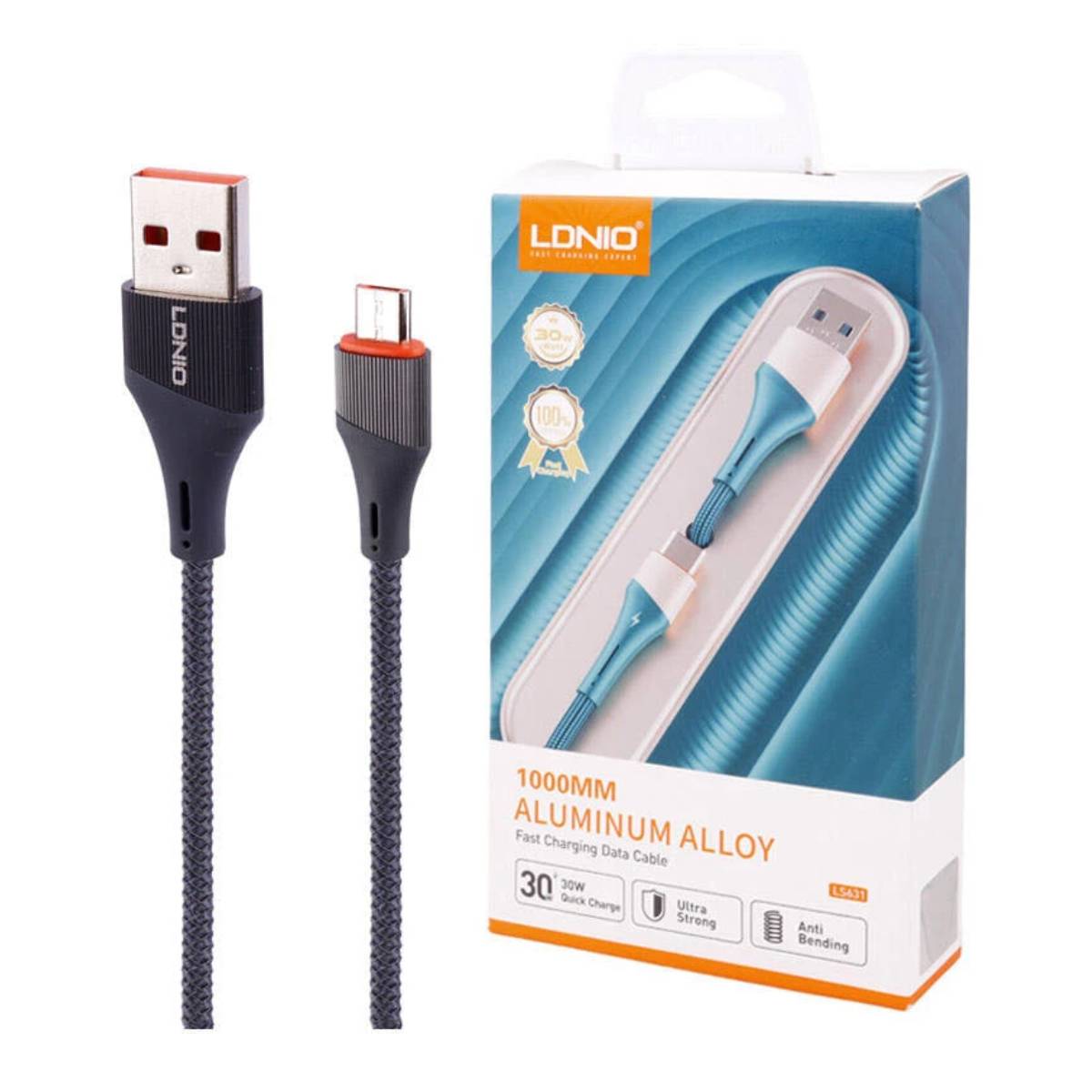 33-9-62-1 کابل تبدیل USB به USB-C الدینیو مدل LS631 - تصویر 1
