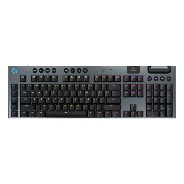 کیبورد بی سیم گیمینگ لاجیتک مدل G915 X GL Clicky Blue Switch