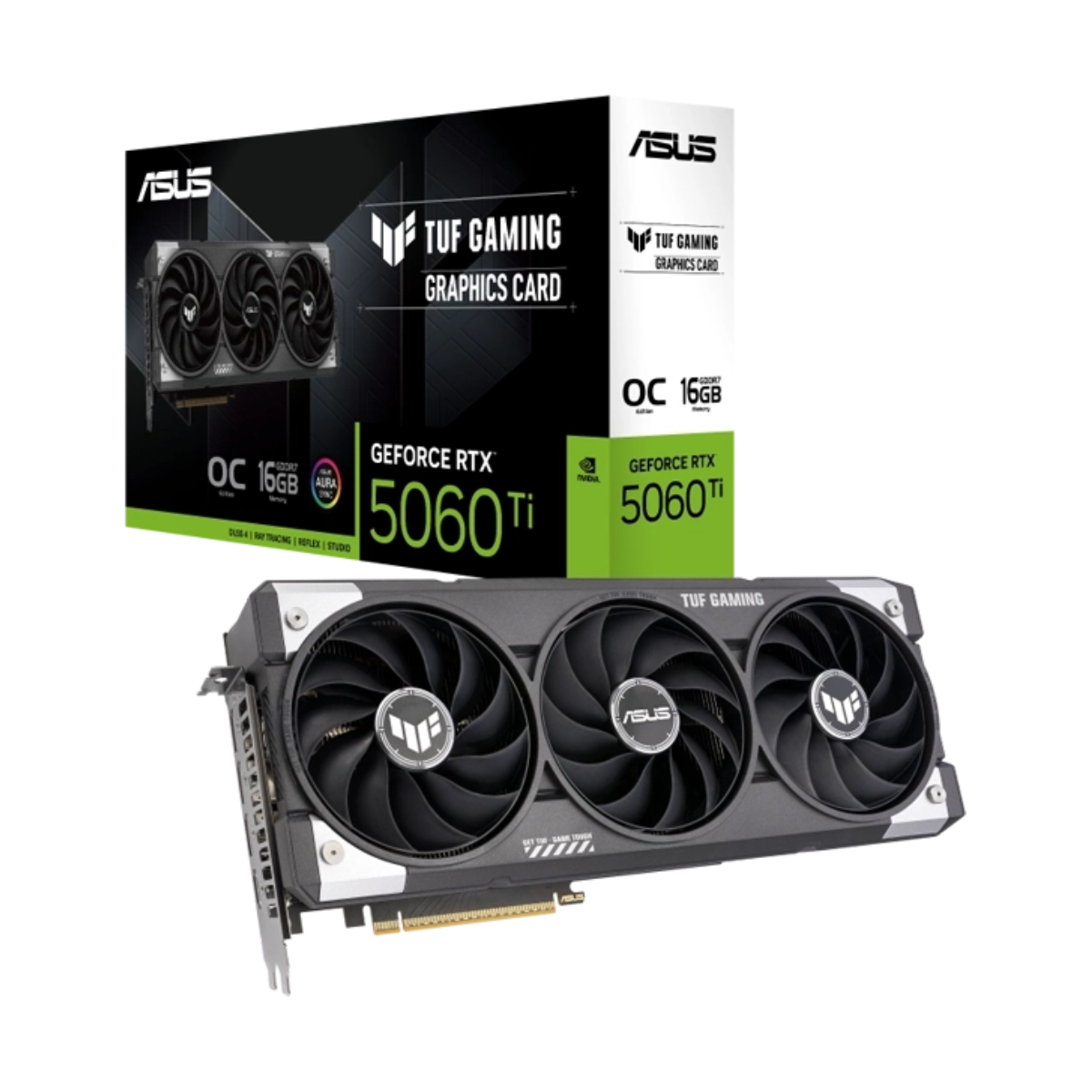 33-99-2 کارت گرافیک ASUS TUF Gaming GeForce RTX 5060 Ti OC 16GB GDDR7 - تصویر 1