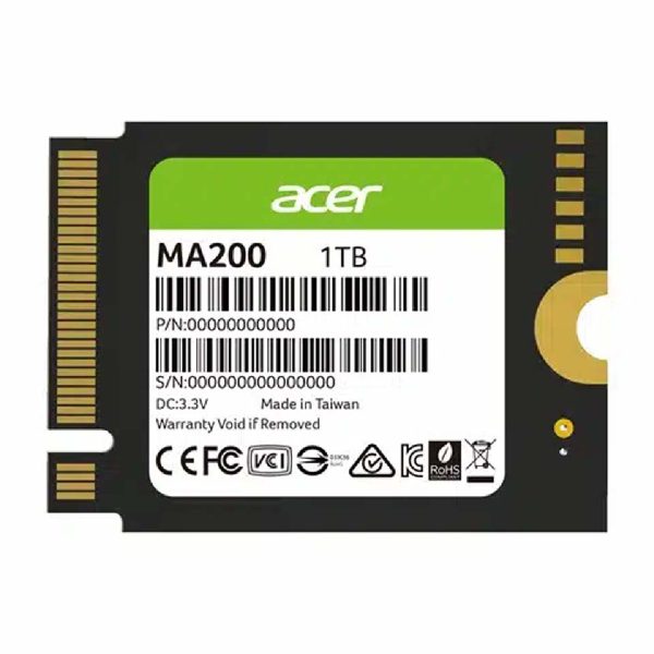 SSD اینترنال ایسر مدل MA200 NVMe با ظرفیت 1 ترابایت