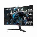 مانیتور کووری گیمینگ خمیده 24 اینچ مدل Koorui 24E6CA