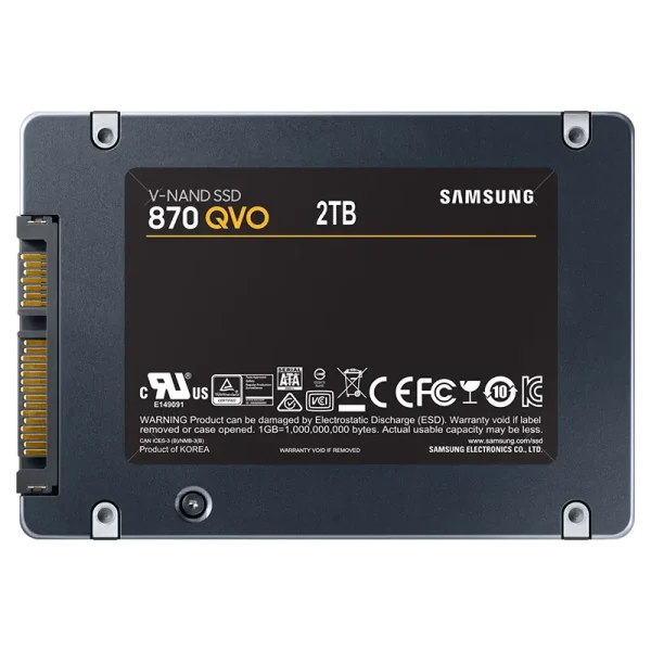 SSD اینترنال سامسونگ مدل 870 QVO SATA  با ظرفیت 2 ترابایت