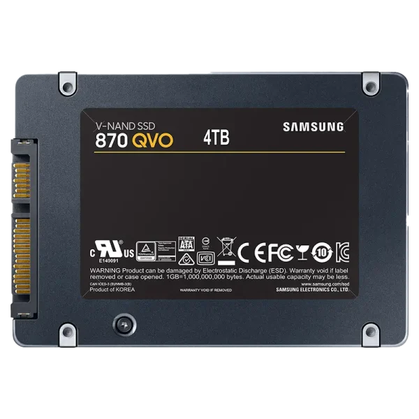 SSD اینترنال سامسونگ مدل 870 QVO با ظرفیت 4 ترابایت