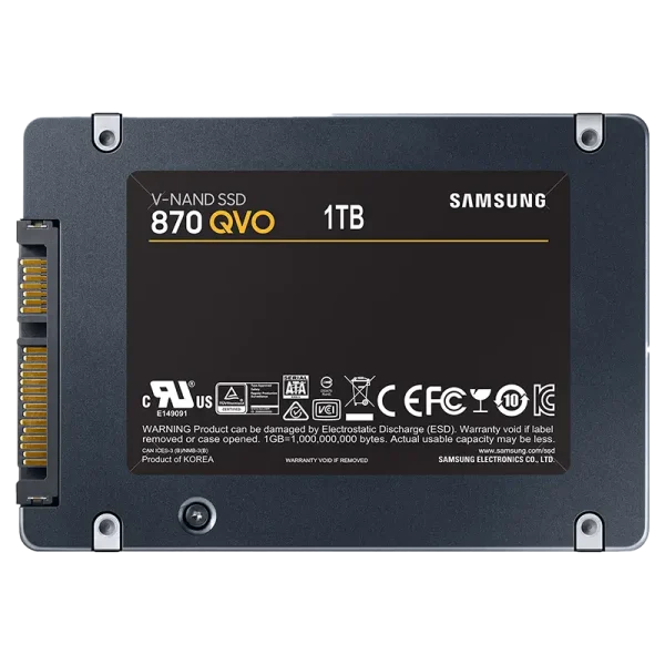 SSD اینترنال سامسونگ مدل 870 QVO SATA با ظرفیت 1 ترابایت
