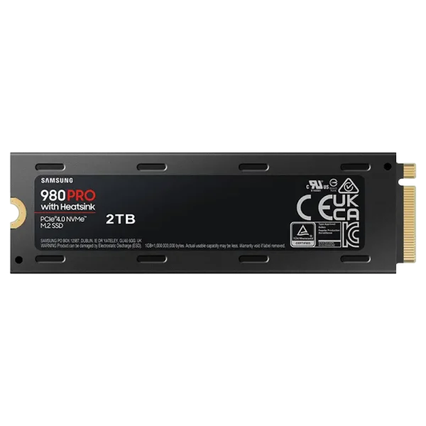 SSD اینترنال سامسونگ مدل 980PRO with Heatsink با ظرفیت 2 ترابایت