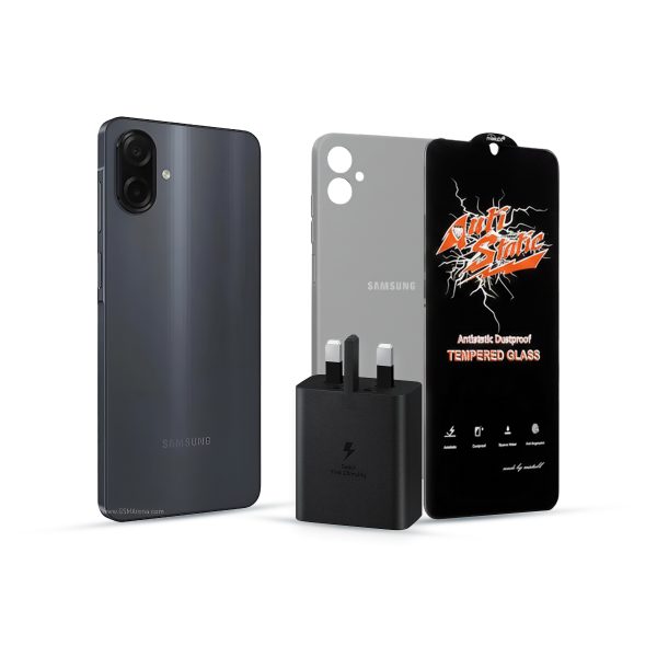 گوشی موبایل سامسونگ مدل Galaxy A07 4G حافظه 64 گیگابایت و رم 4 + شارژر اورجینال + گلس + قاب