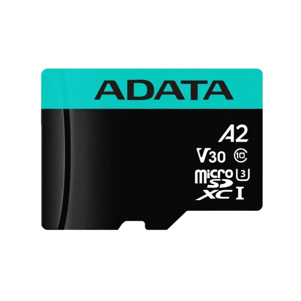 کارت حافظه microSDXC ای دیتا مدل  Premier Pro V30 کلاس 10 استاندارد UHS-I سرعت 100MB/s ظرفیت 512GB