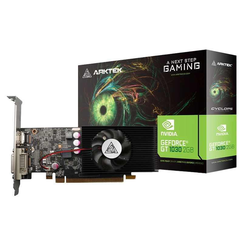 ARKTEK-GeForce-GT1030-LP-2G کارت گرافیک ARKTEK GeForce GT1030 LP 2G - تصویر 1