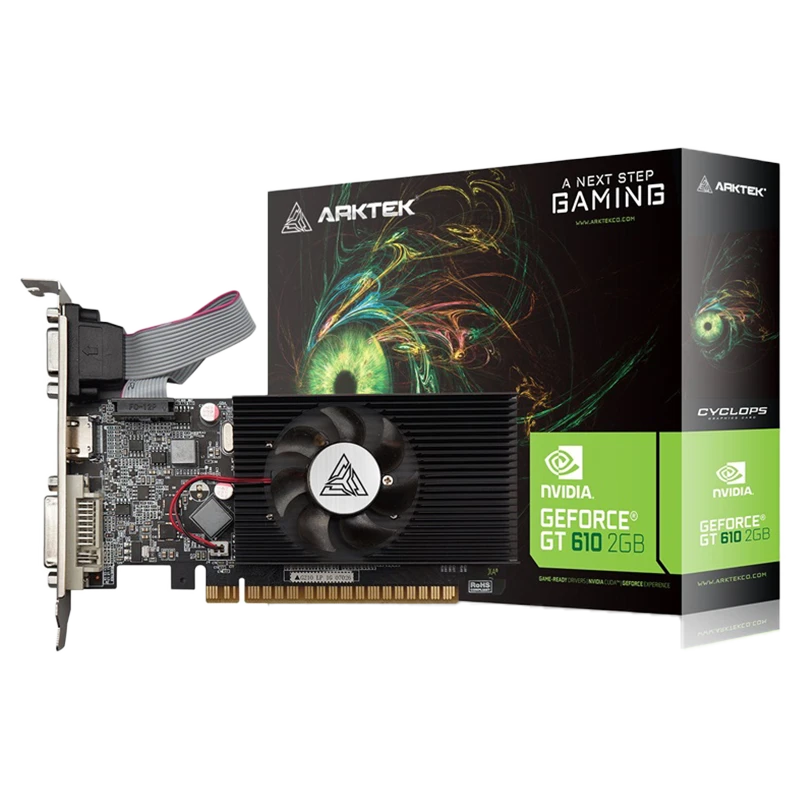 ARKTEK-GeForce-GT610-2GB کارت گرافیک ARKTEK GeForce GT610 2GB - تصویر 1