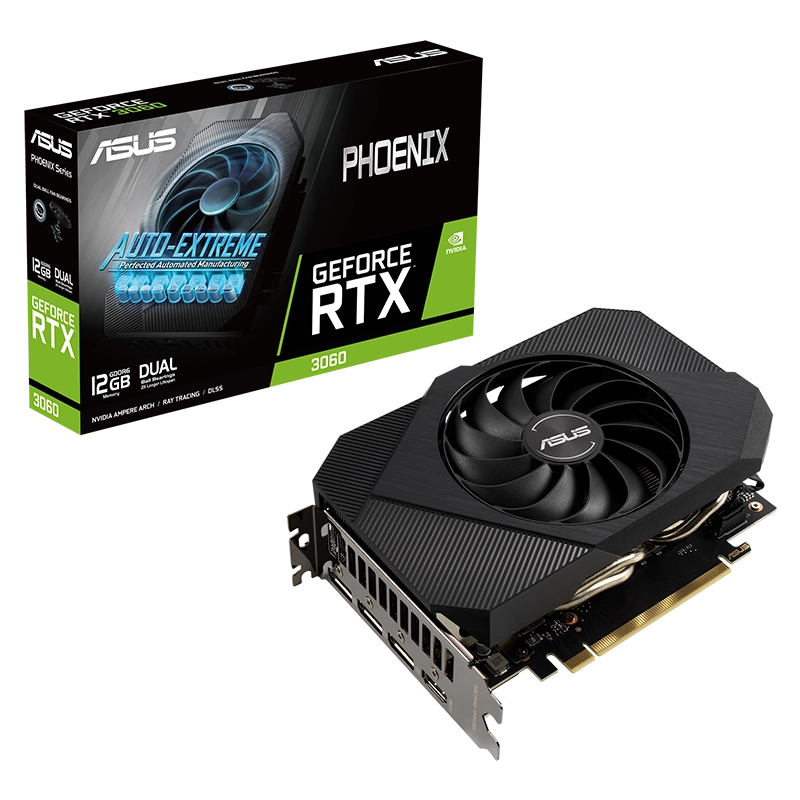 ASUS-Phoenix-GeForce-RTX-3060-12GB_1 کارت گرافیک ASUS Phoenix GeForce RTX 3060 12GB - تصویر 1