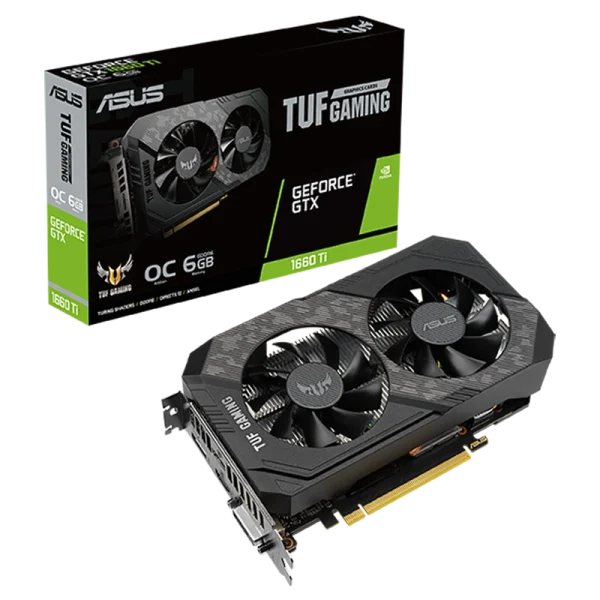 کارت گرافیک ASUS TUF Gaming GeForce GTX 1660 TI OC 6GB
