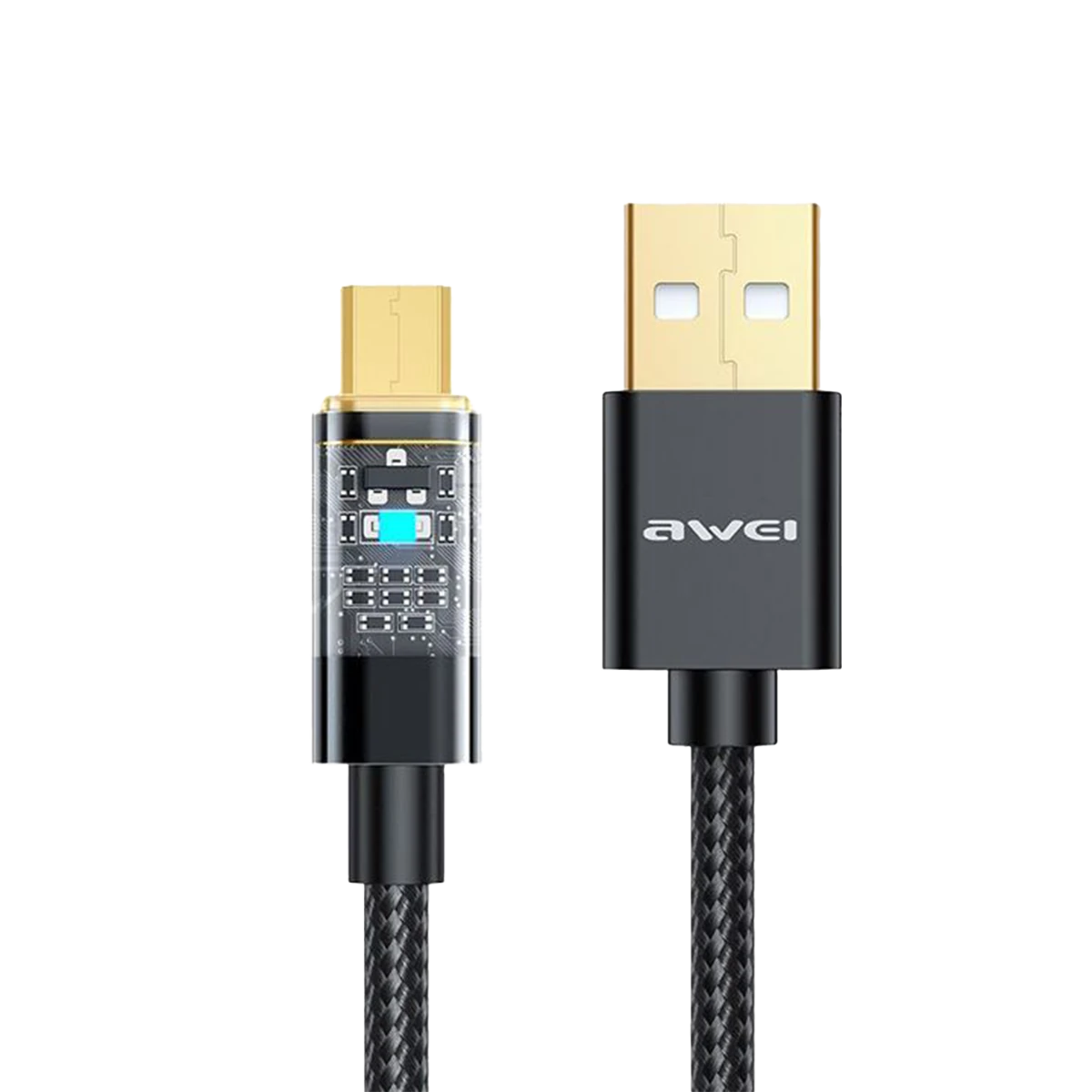 AW-CL-139M.opti_ کابل شارژ MicroUSB اوی فست شارژ مدل AW- CL-139M - تصویر 1