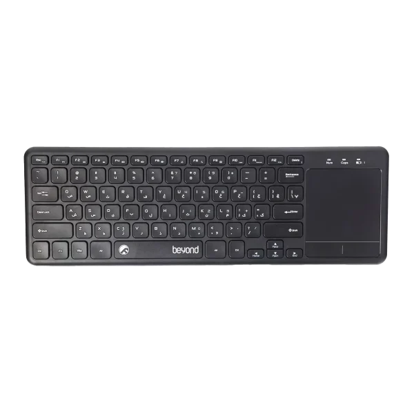 کیبورد بی‌سیم بیاند بلوتوثی تاچ پد دار مدل BK-6802BT