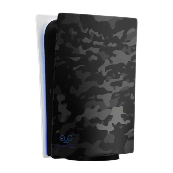 برچسب اسکین محافظ کنسول برای PS5 Digital طرح BLACK CAMO