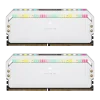 رم کورسیر Dominator Platinum RGB White DDR5 32GB (2x16GB) 5200MHz CL40