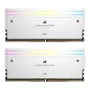 رم کورسیر Dominator Titanium RGB White DDR5 32GB (2x16GB) 6600MHz CL32