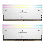 رم کورسیر Dominator Titanium RGB White DDR5 32GB (2x16GB) 6600MHz CL32